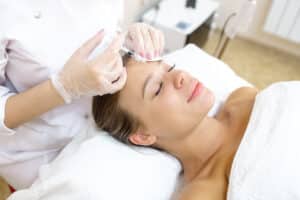 A woman getting BOTOX® Cosmetic in Dallas